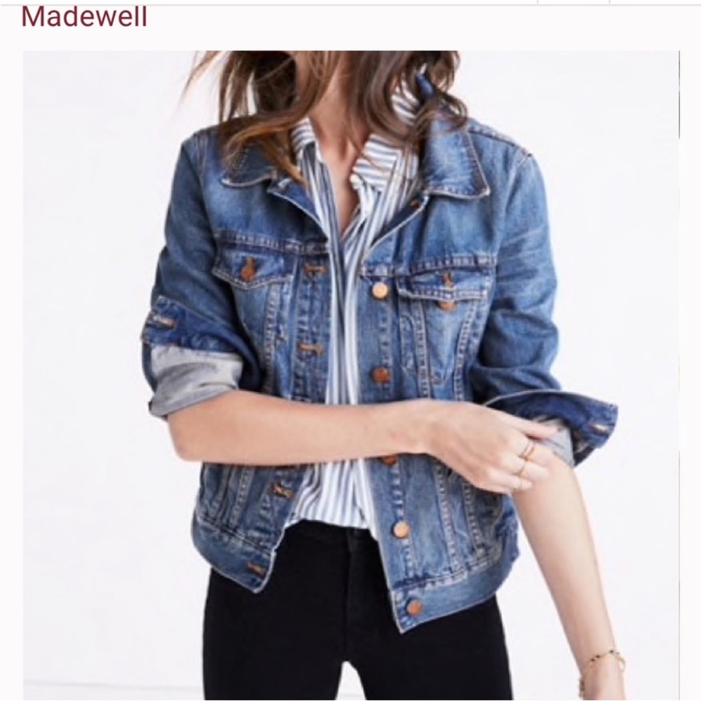 Madewell Jean Denim Jacket Sz Small